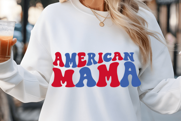 American Mama SVG Review: Retro 4th of July Embroidery