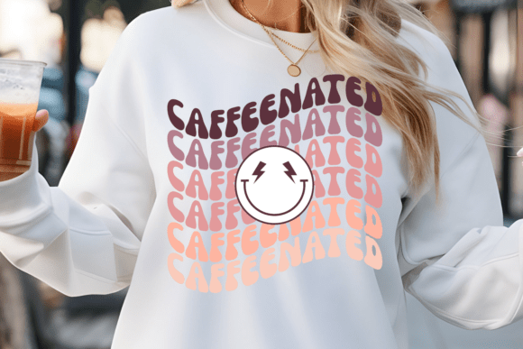 Caffeinated SVG, Retro Coffee SVG 1