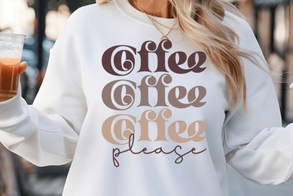 Coffee Please SVG, Retro Coffee SVG