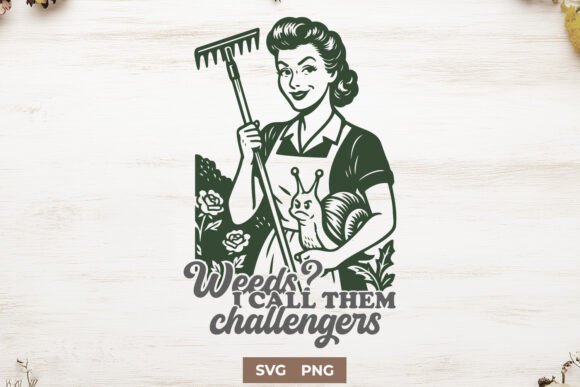 Funny Retro Gardening SVG PNG Design Review