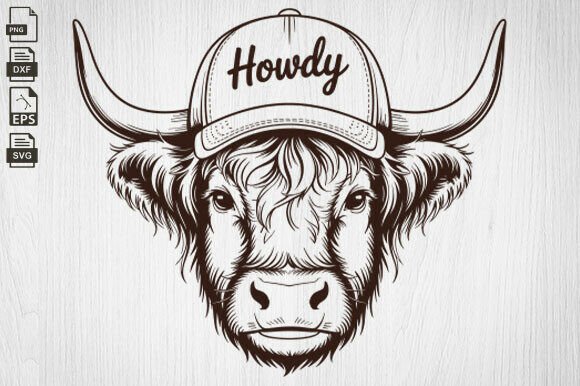 Howdy Cow Svg, Retro, Cowboy Embroidery Review