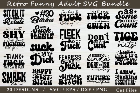 Retro Adult SVG Bundle Review