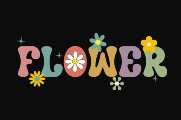 Retro Flower SVG PNG Review