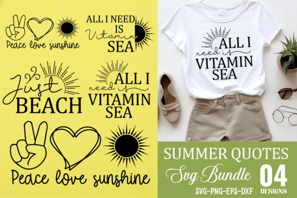 Summer Svg Bundle, Retro Summer Svg Bund
