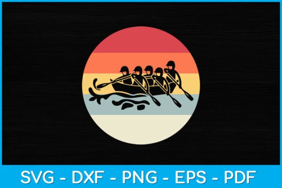 Vintage Retro Rafting Svg File Review